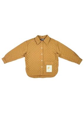 Nocturne Oversized Quilted Jacket - Camel - Size XL